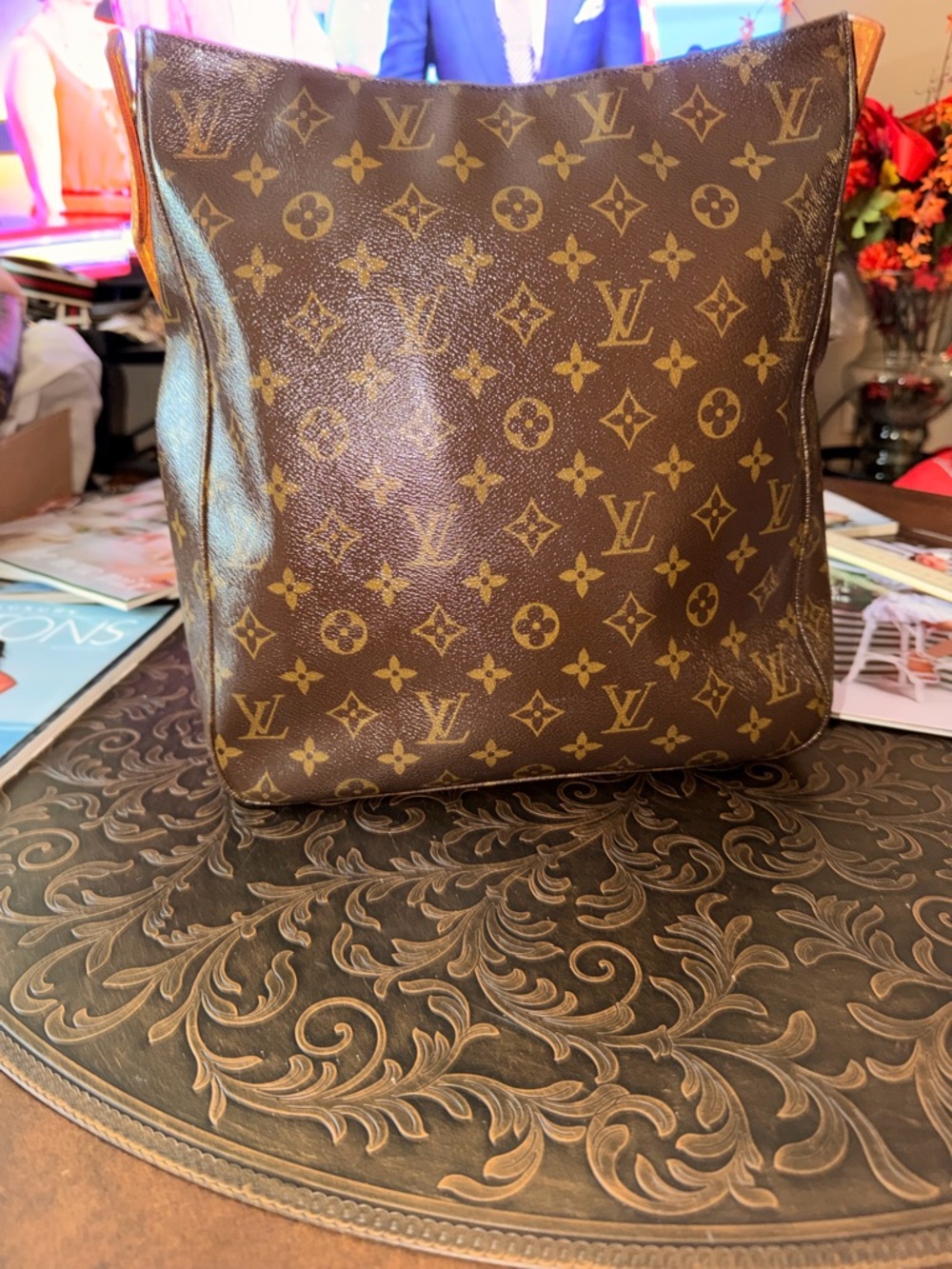 Louis Vuitton Monogram Shoulder Bag - Brown/Gold Monogram